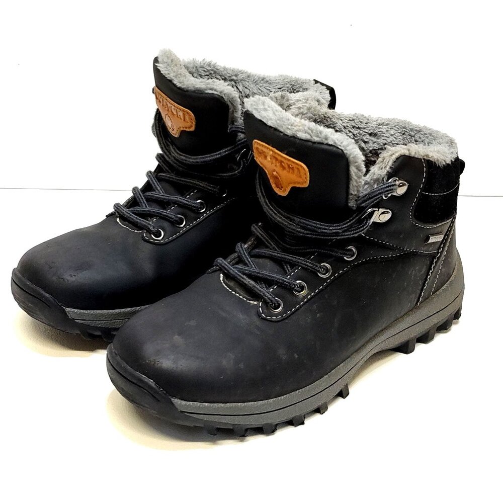 Quatchi Outdoors Winter Snow Hiking Ankle Boots Faux Fur Lined Unisex W 7.5 M 6